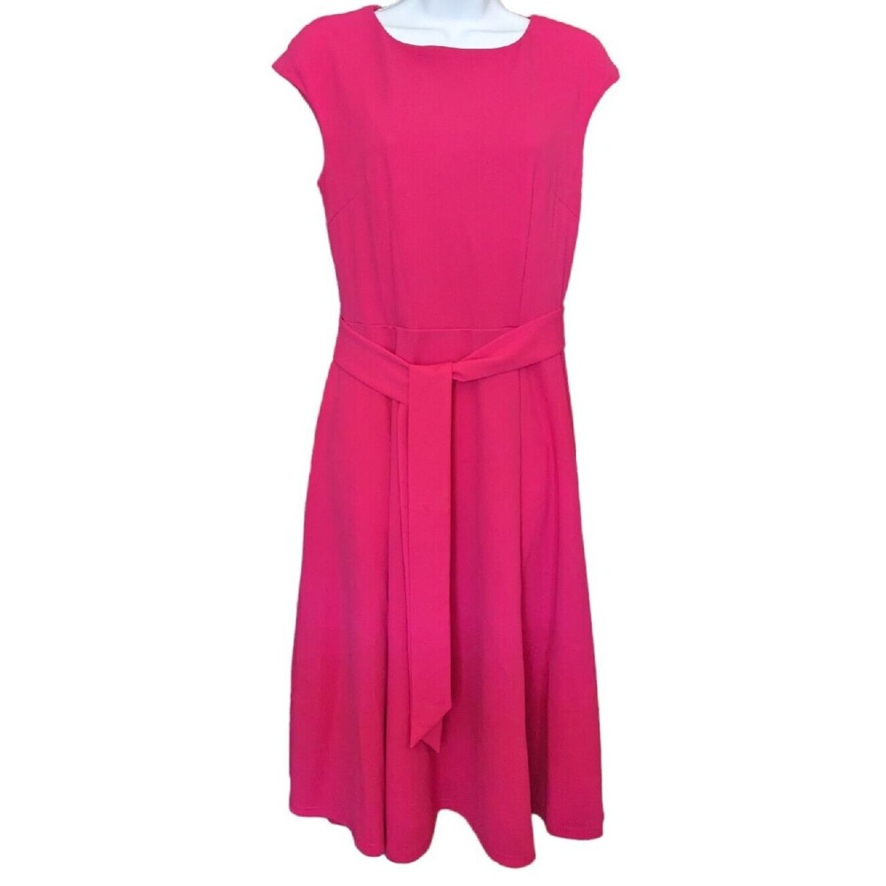 DRESSTELLS ALine Semi-Formal Fushcia Dress Size Small ( Worn Once )